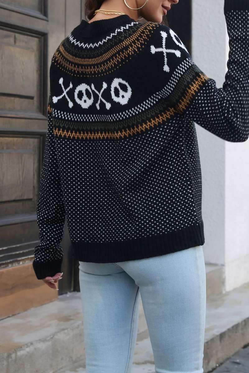 Stilla | Løse Patchwork Toppe Med Kontrasterende Rund Hals