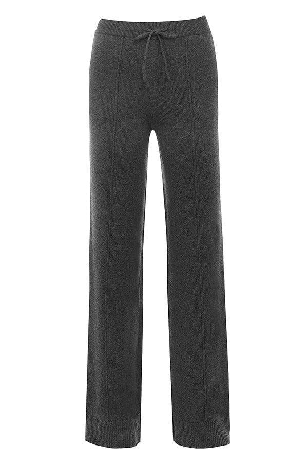 Stilla | Antracitfarvet Kashmir Mix Bralette Med Bukser