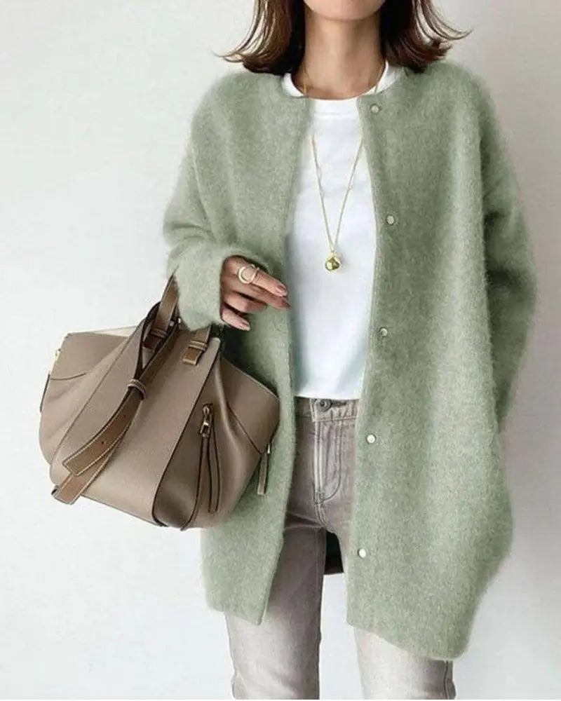 Stilla | Behagelig Dame-Cardigan Uld Og Mohair