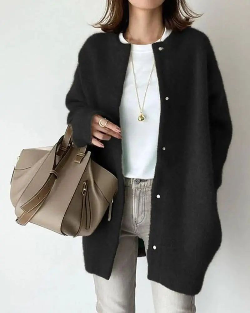 Stilla | Behagelig Dame-Cardigan Uld Og Mohair