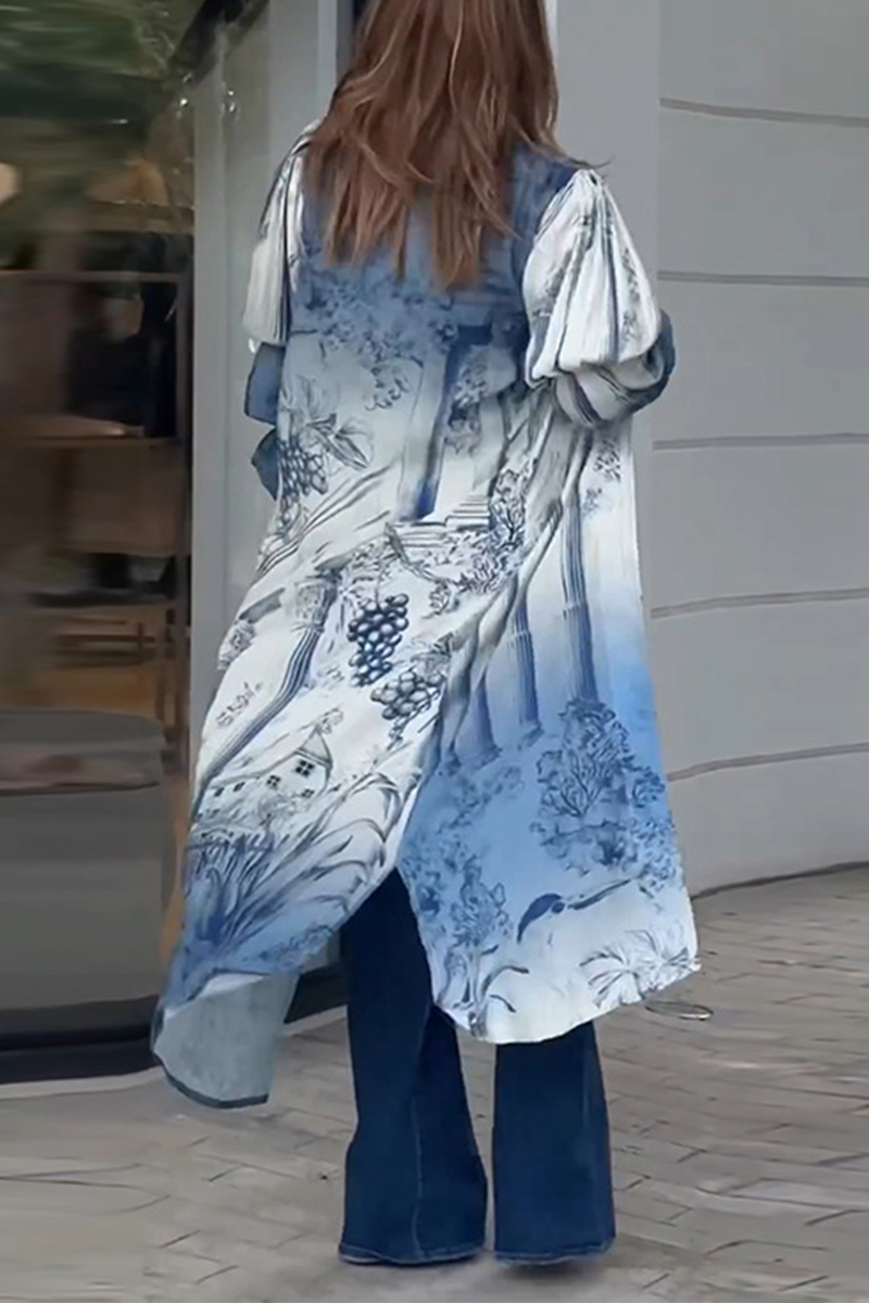Stilla | Lette toppe med blomster slids og cardigan krave