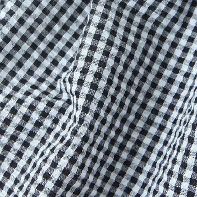 Stilla | lagdelt gingham midiskirt med flæsedetaljer