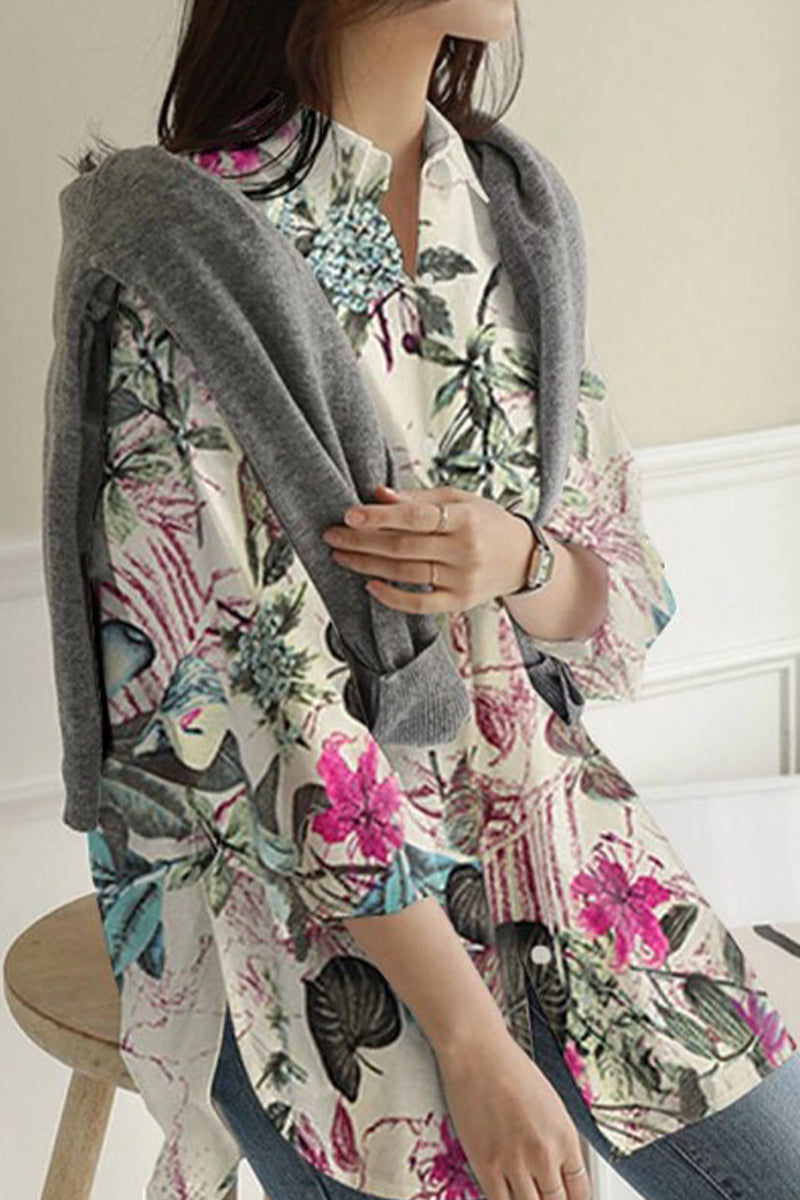 Stilla | Floral Button up Bluse