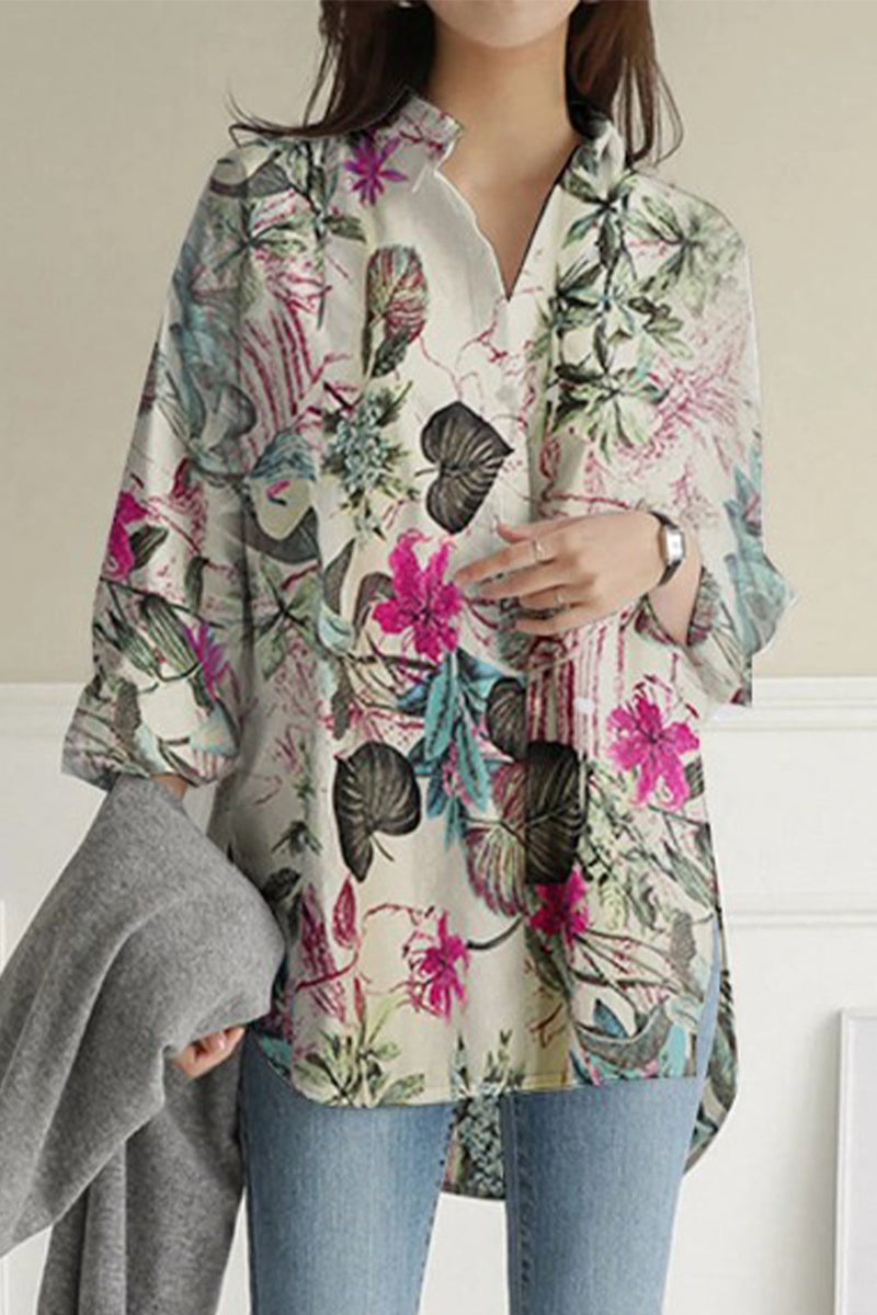 Stilla | Floral Button up Bluse