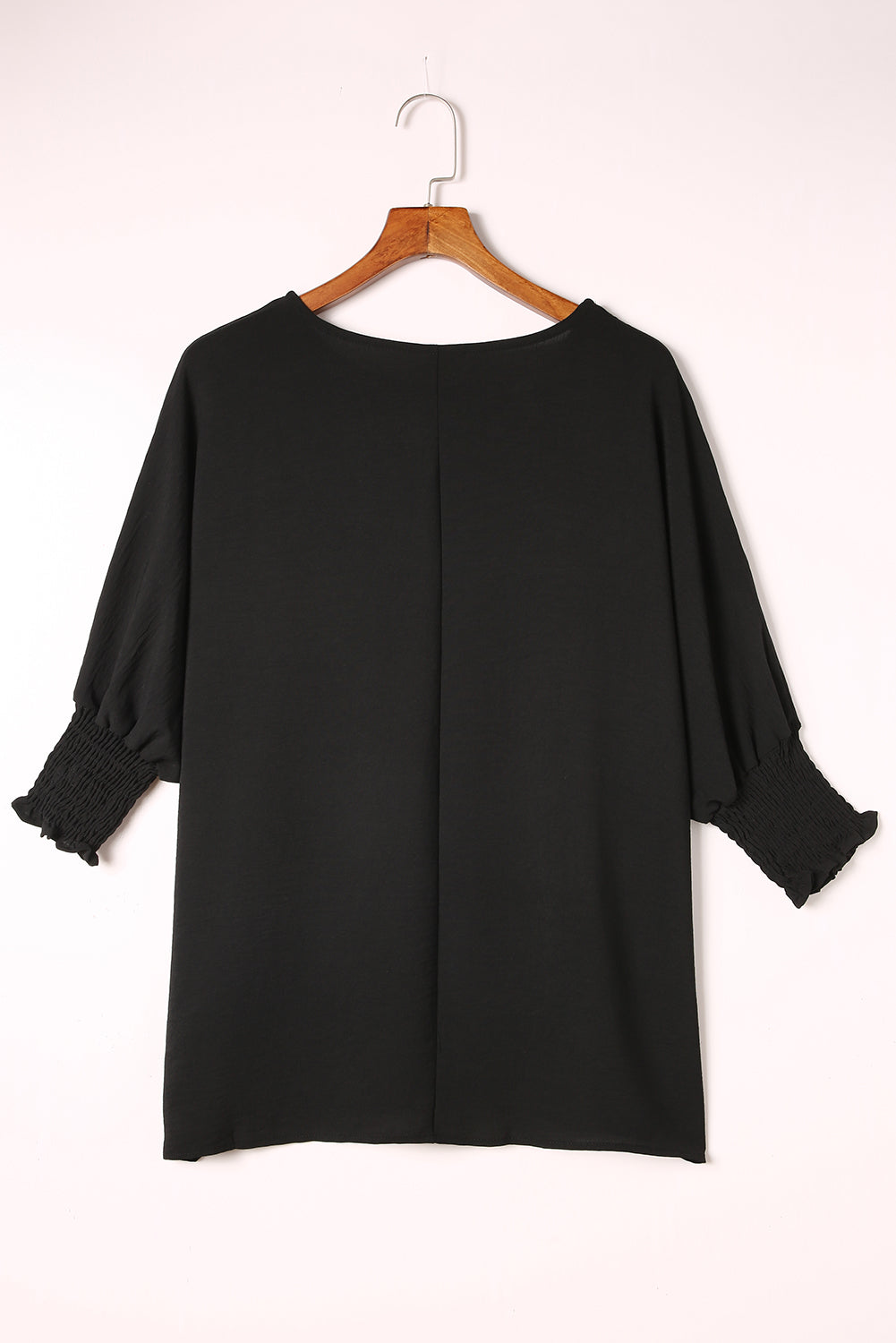 Stilla | Smocked Wrist Shift Blouse Top
