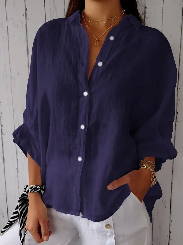 Stilla | Dame Top i Lin i Casual Stil