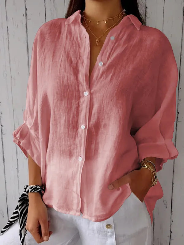 Stilla | Dame Top i Lin i Casual Stil