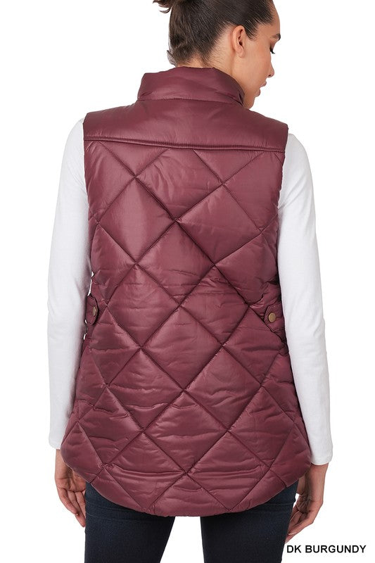 Stilla | Polstret Lynlås Front Vest