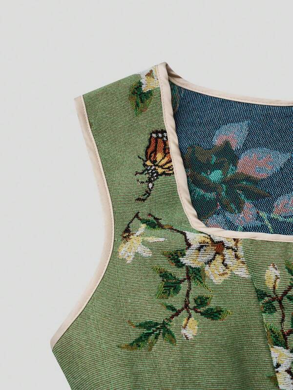Stilla | Blomsterprint Dirndl Kjole