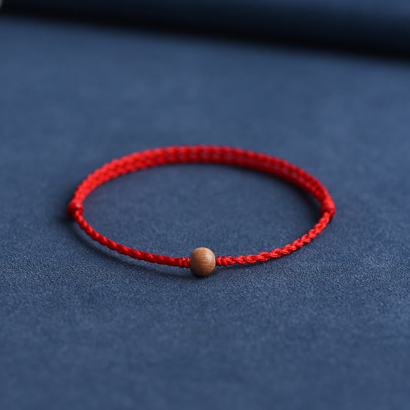 Stilla | Buddha Amulet Armbånd Lavet Af Ferskentræperler Mod Onde Ånder