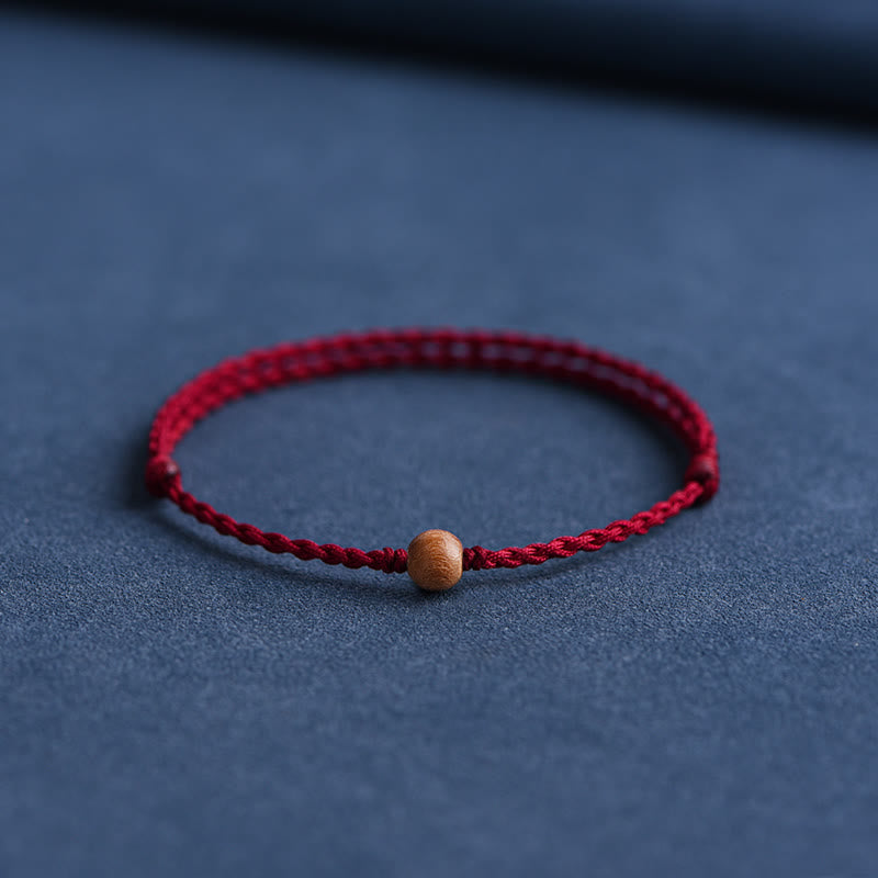 Stilla | Buddha Amulet Armbånd Lavet Af Ferskentræperler Mod Onde Ånder