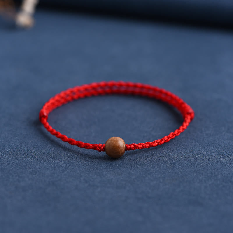 Stilla | Buddha Amulet Armbånd Lavet Af Ferskentræperler Mod Onde Ånder