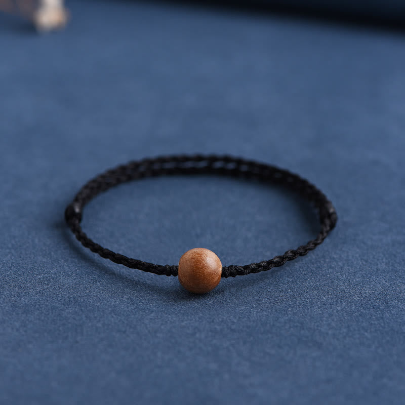 Stilla | Buddha Amulet Armbånd Lavet Af Ferskentræperler Mod Onde Ånder
