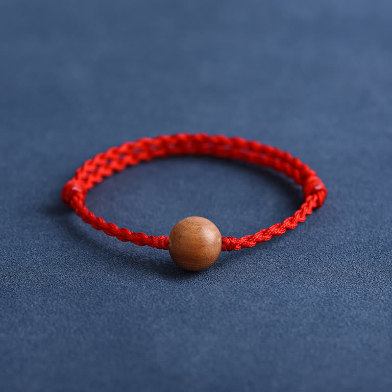 Stilla | Buddha Amulet Armbånd Lavet Af Ferskentræperler Mod Onde Ånder