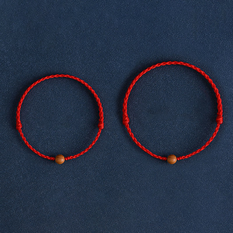 Stilla | Buddha Amulet Armbånd Lavet Af Ferskentræperler Mod Onde Ånder