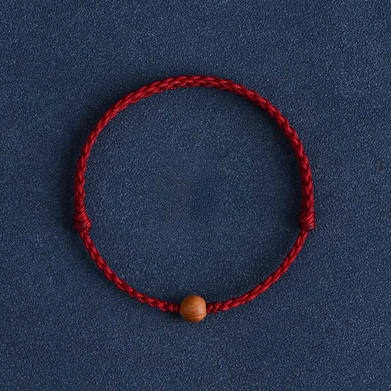 Stilla | Buddha Amulet Armbånd Lavet Af Ferskentræperler Mod Onde Ånder
