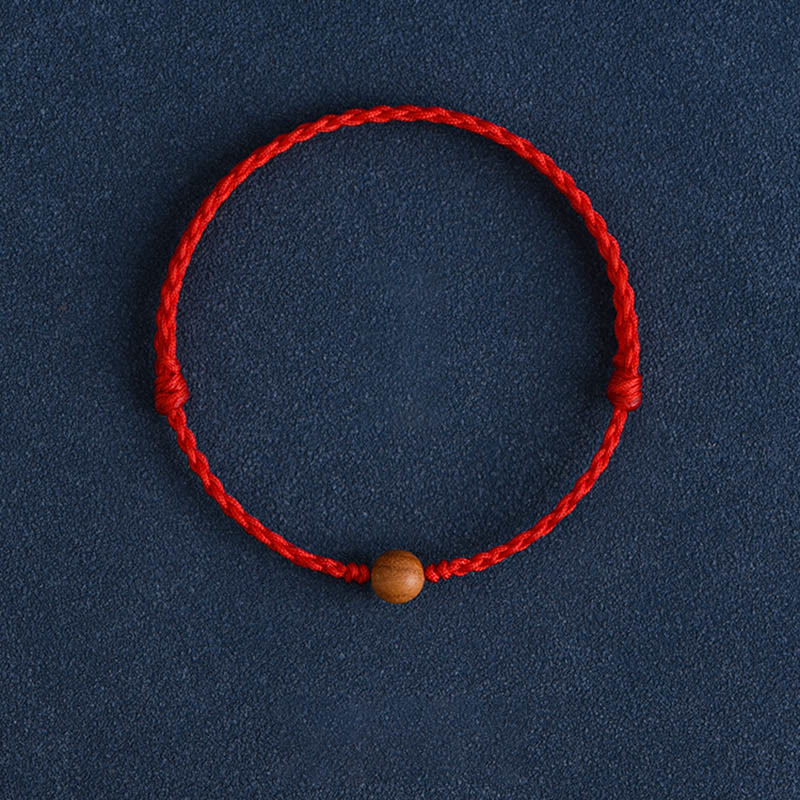 Stilla | Buddha Amulet Armbånd Lavet Af Ferskentræperler Mod Onde Ånder