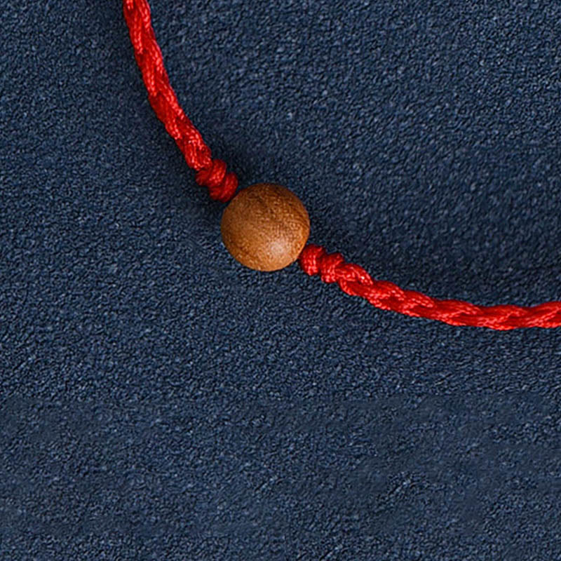 Stilla | Buddha Amulet Armbånd Lavet Af Ferskentræperler Mod Onde Ånder
