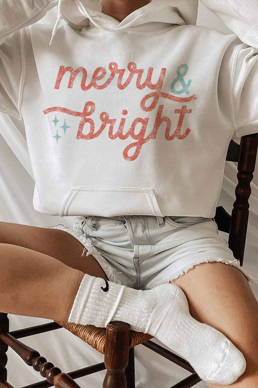 Stilla | Lys Jul Grafisk Hoodie