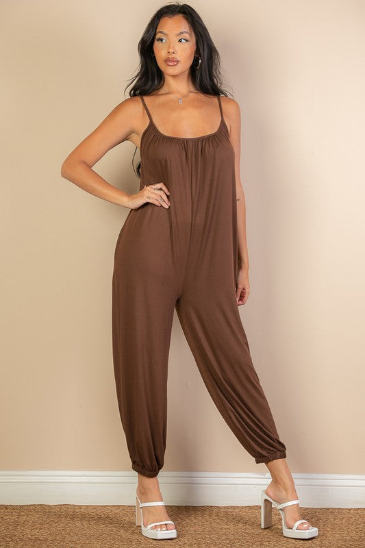 Stilla | Strop Solid Jumpsuit