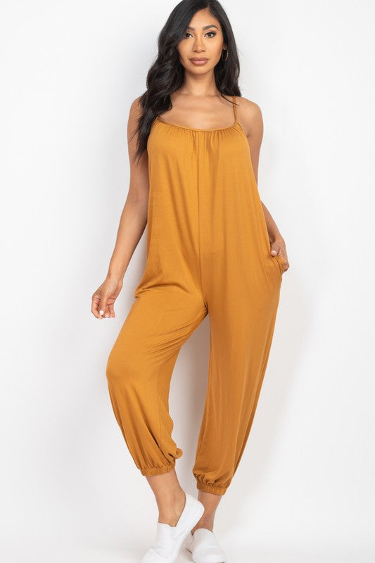Stilla | Strop Solid Jumpsuit