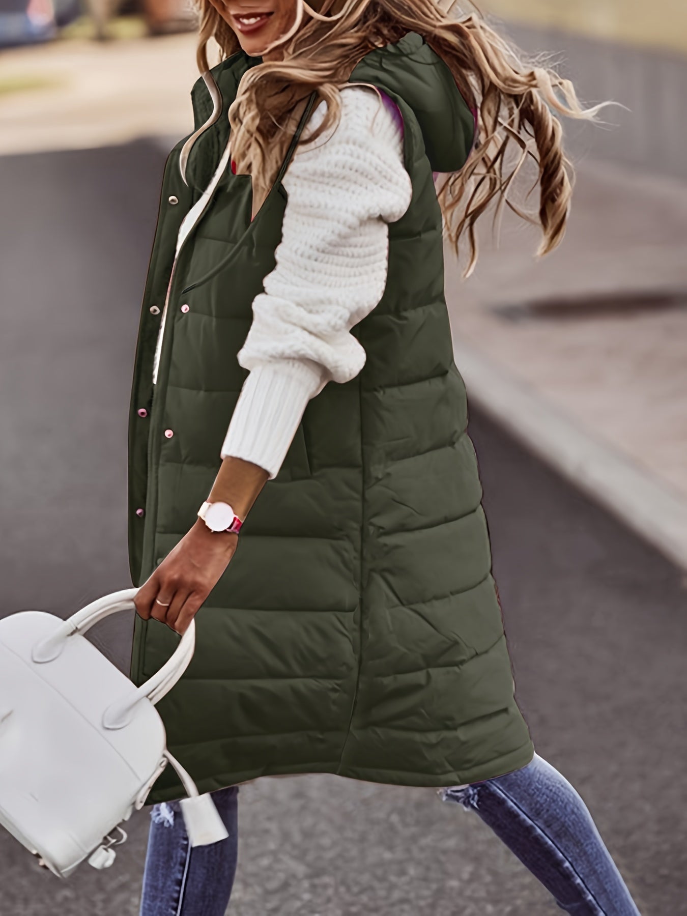 Stilla | Lange hoodie vest til kvinder