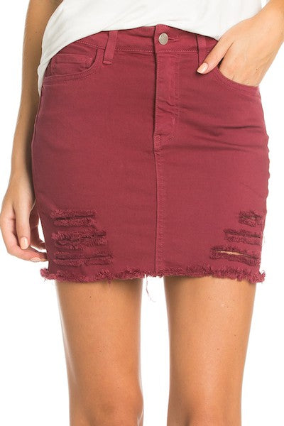 Stilla | Mini Nederdele Vintage Denim Western Stil