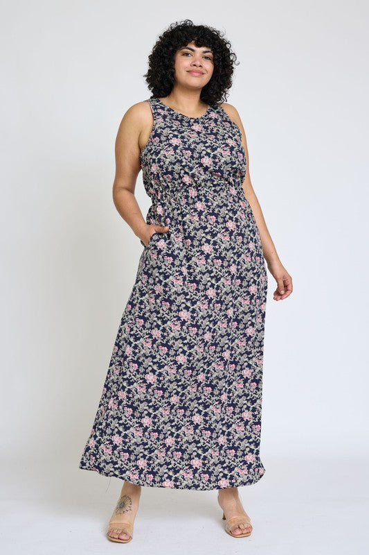 Stilla | Blouson Band Maxi Kjole