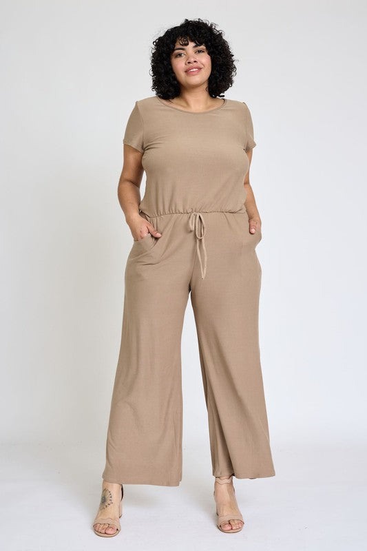 Stilla | Kortærmet Jumpsuit M/lomme