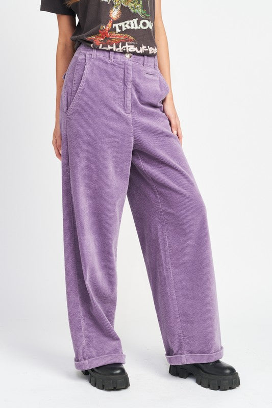 Stilla | Leg Corduroy Bukser Med Lommer