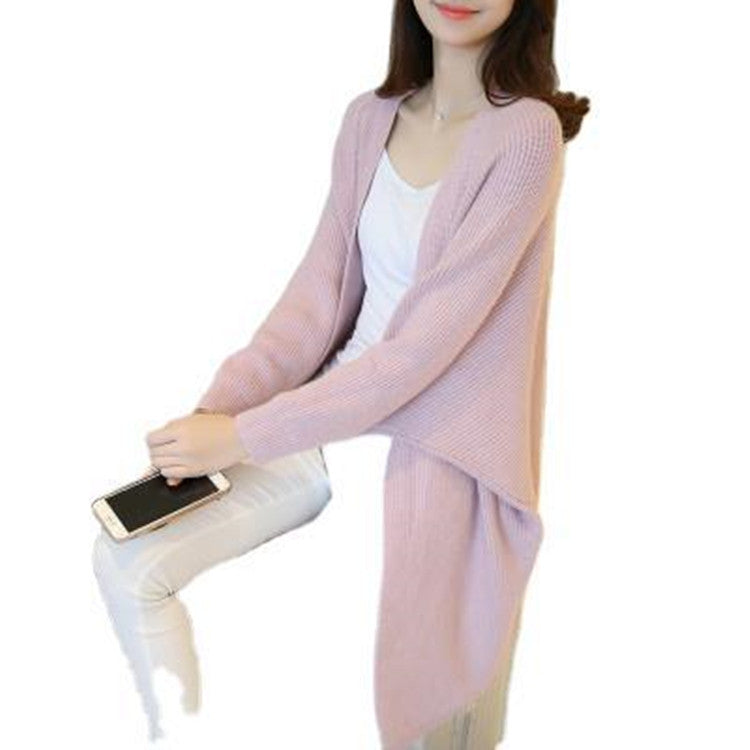 Femme Åben-Front Langstrik-Cardigan Stilla