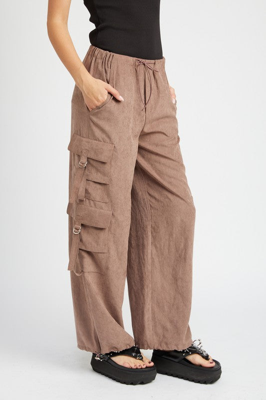 Stilla | Rise Strap Tie Cargo Bukser
