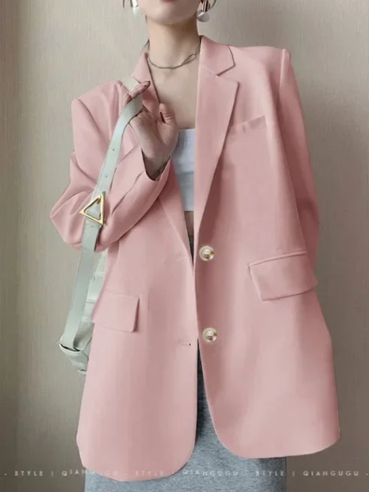 Stilla | Slim Fit Lang Blazer til Kvinder