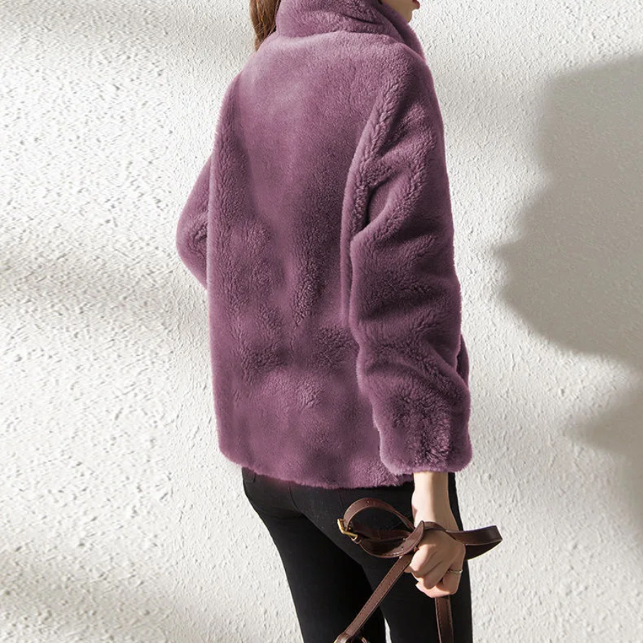 Stilla | Dame Trenchcoat Af Suede, Oversize Stil Med Brede Revers