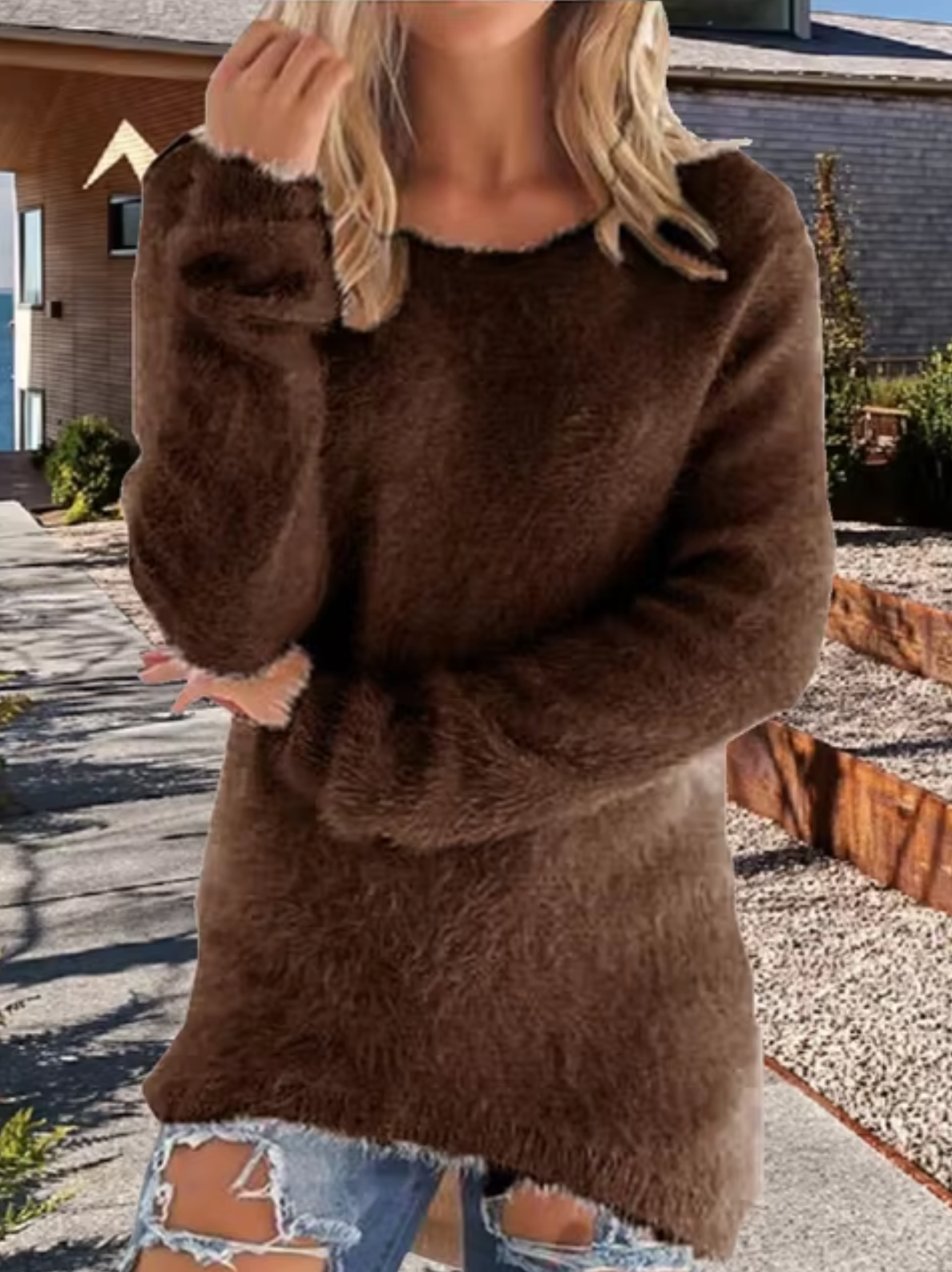 Stilla | Vintage Uldstrikket Trøje Elegant Varme til Kolde Dage