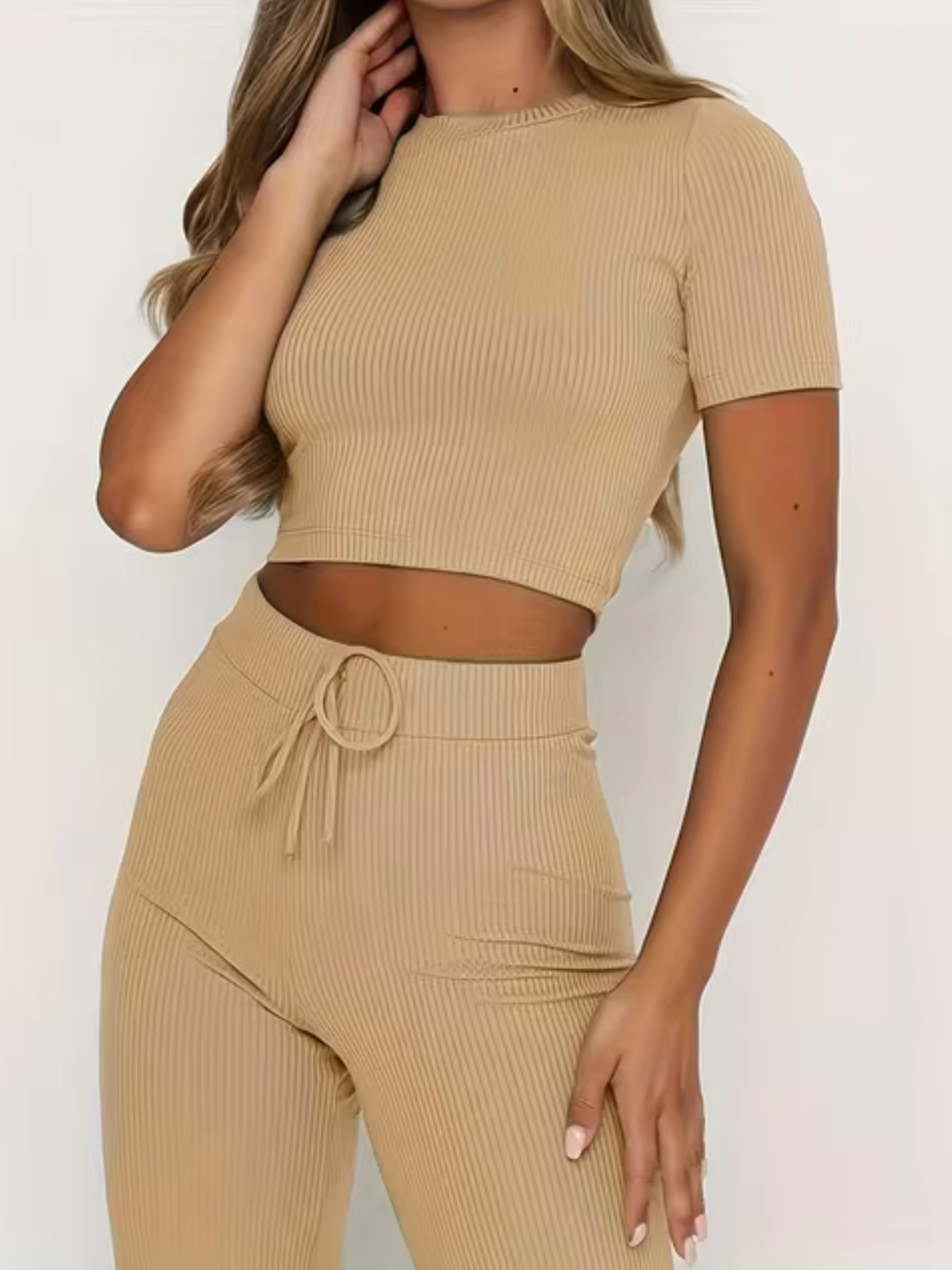 Stilla | Ensemble Crop Top Og Bukser