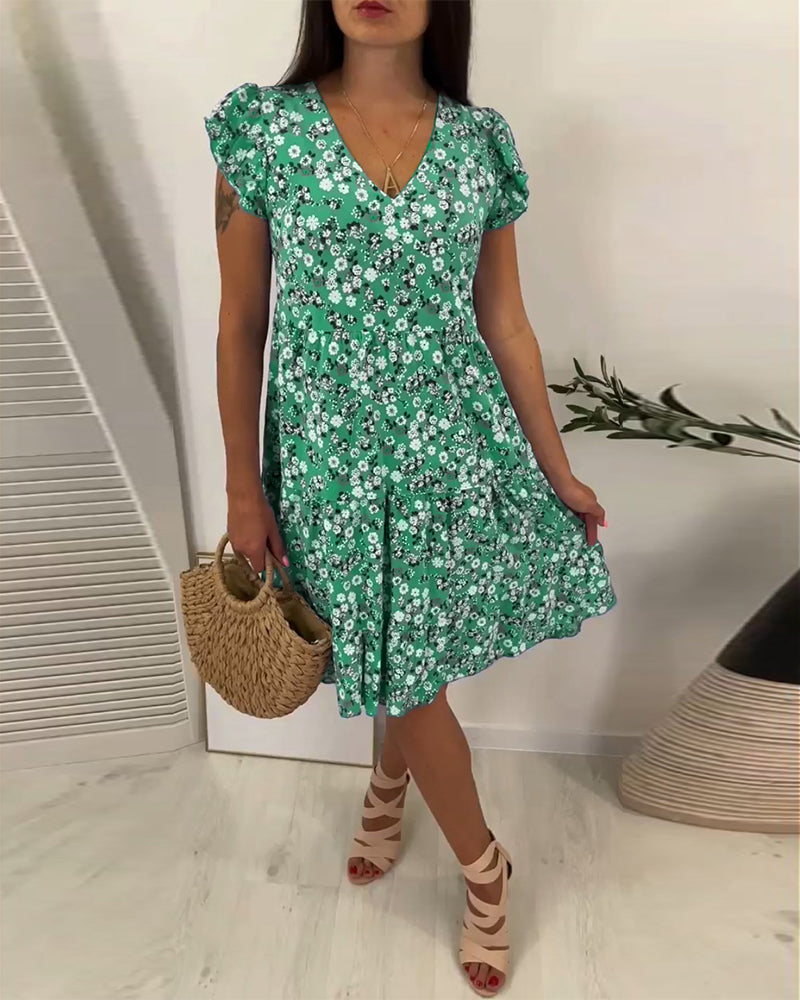 Stilla | Frisk Sommerkjole med Blomsterprint
