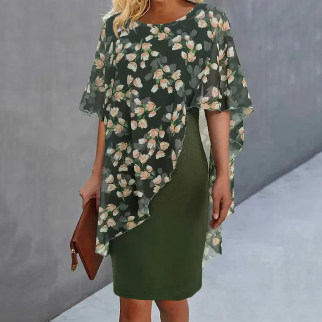 Stilla | Trykt Elegant Kjole