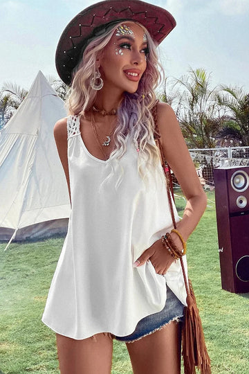 Stilla | Ærmeløs Boho Top