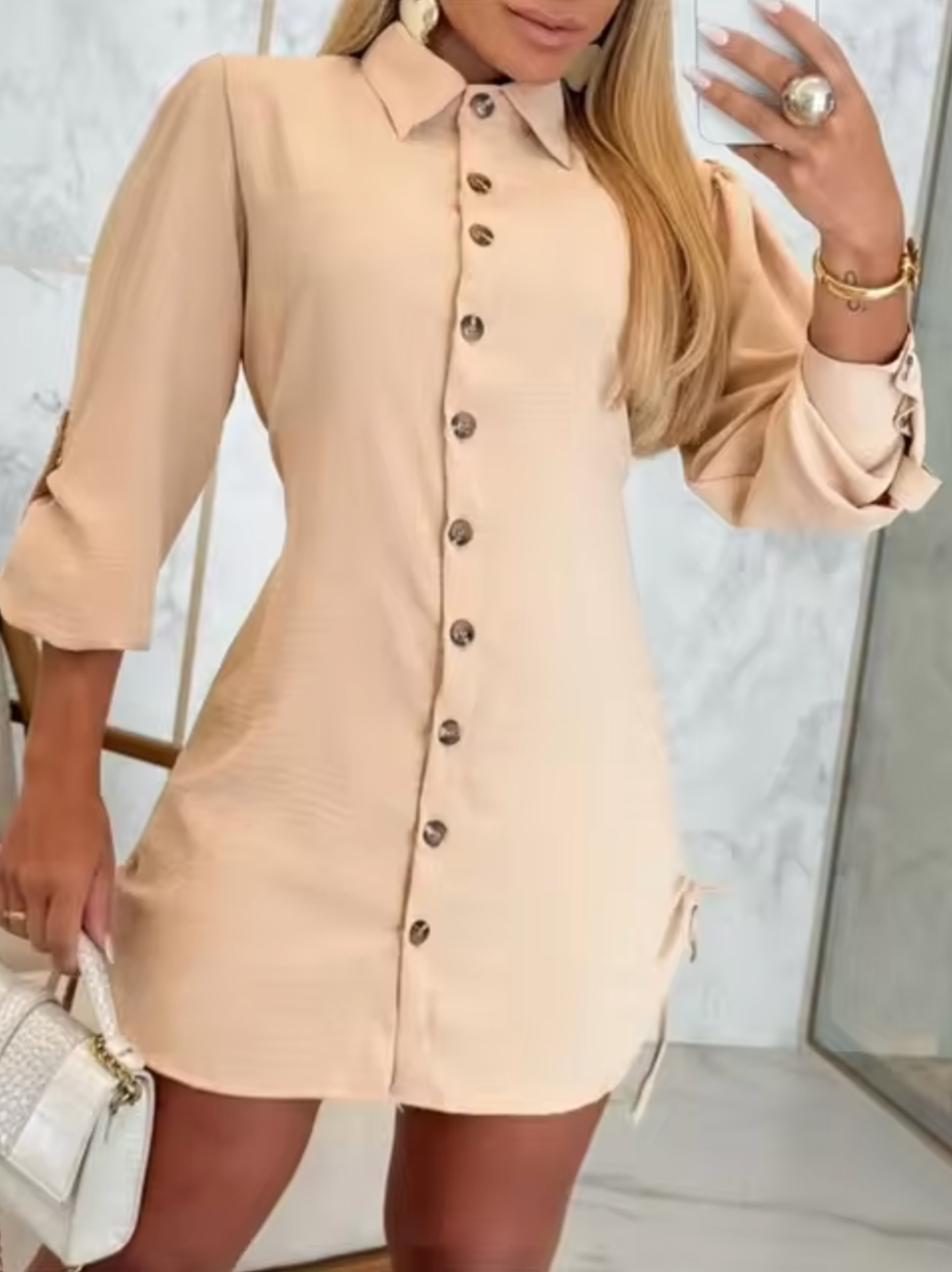 Stilla | Elegant Skjortekjole