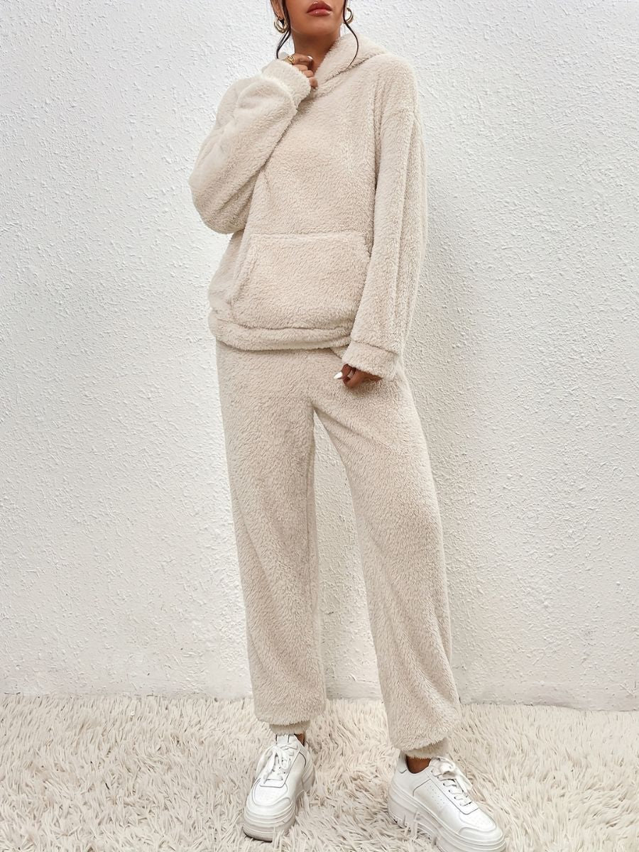Stilla | Hoodie-t-shirts af plys og lange, varme bukser