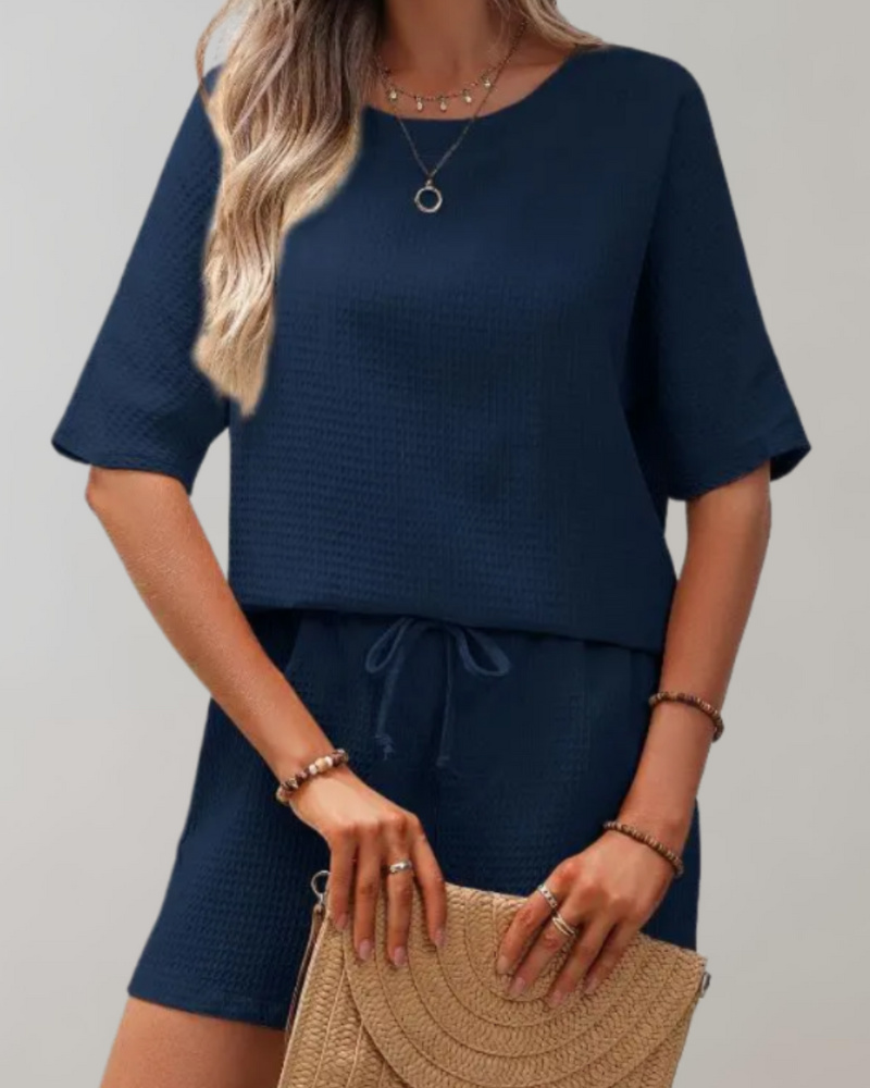 Stilla | Sæt Skjorte Og Shorts Casual