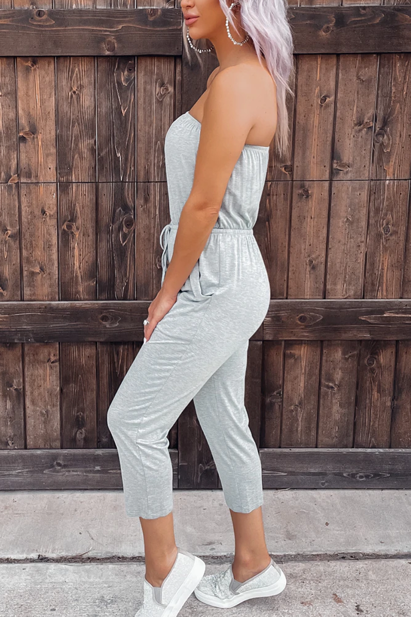Stilla | Wanderlust Tube Top Jumpsuit