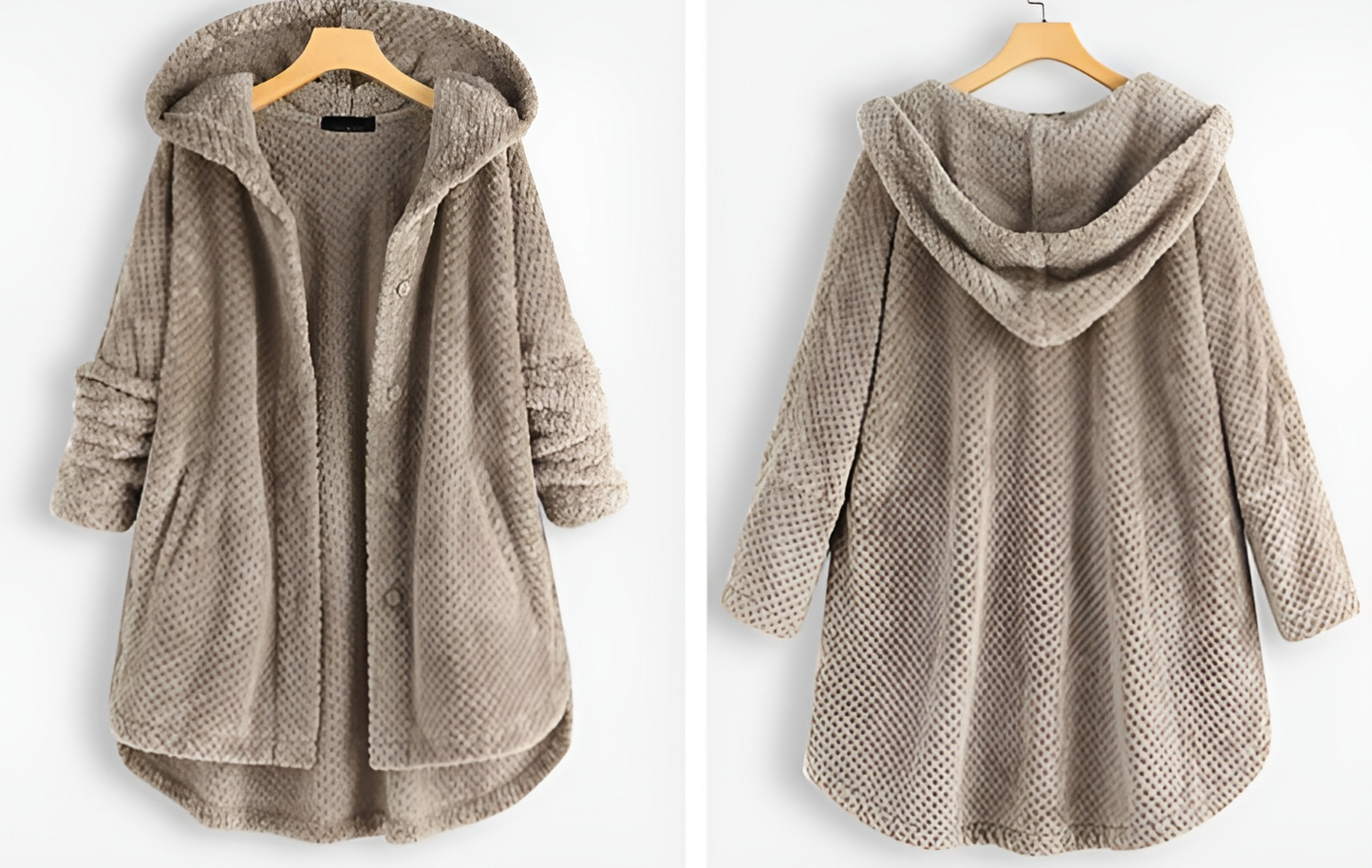 Stilla | Hooded Fleecejakke i Sporty Design
