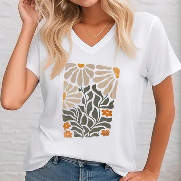 Stilla | Vinterns Blomster Illustration T-Shirt