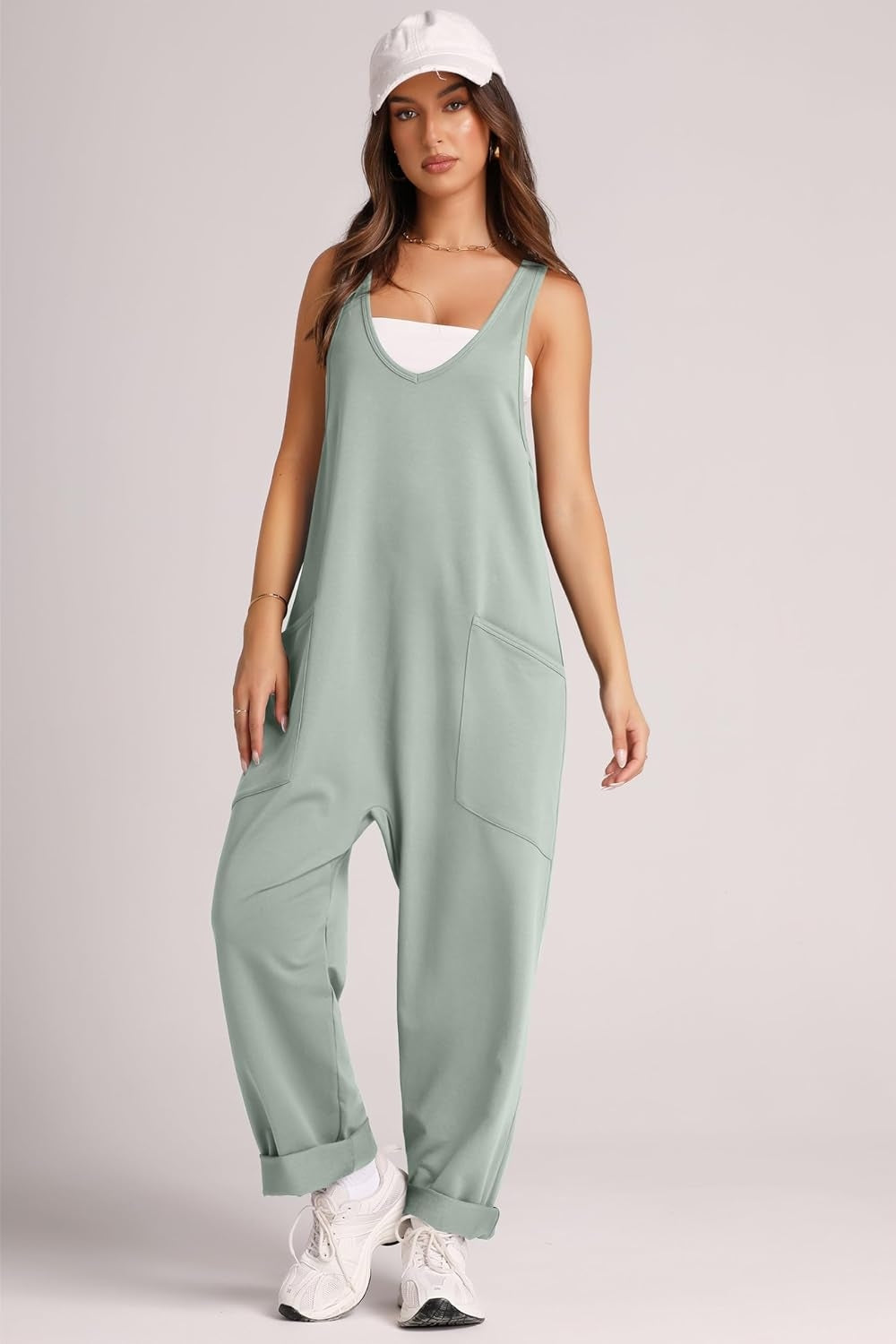 Stilla | Strop Jumpsuit Med Lommer