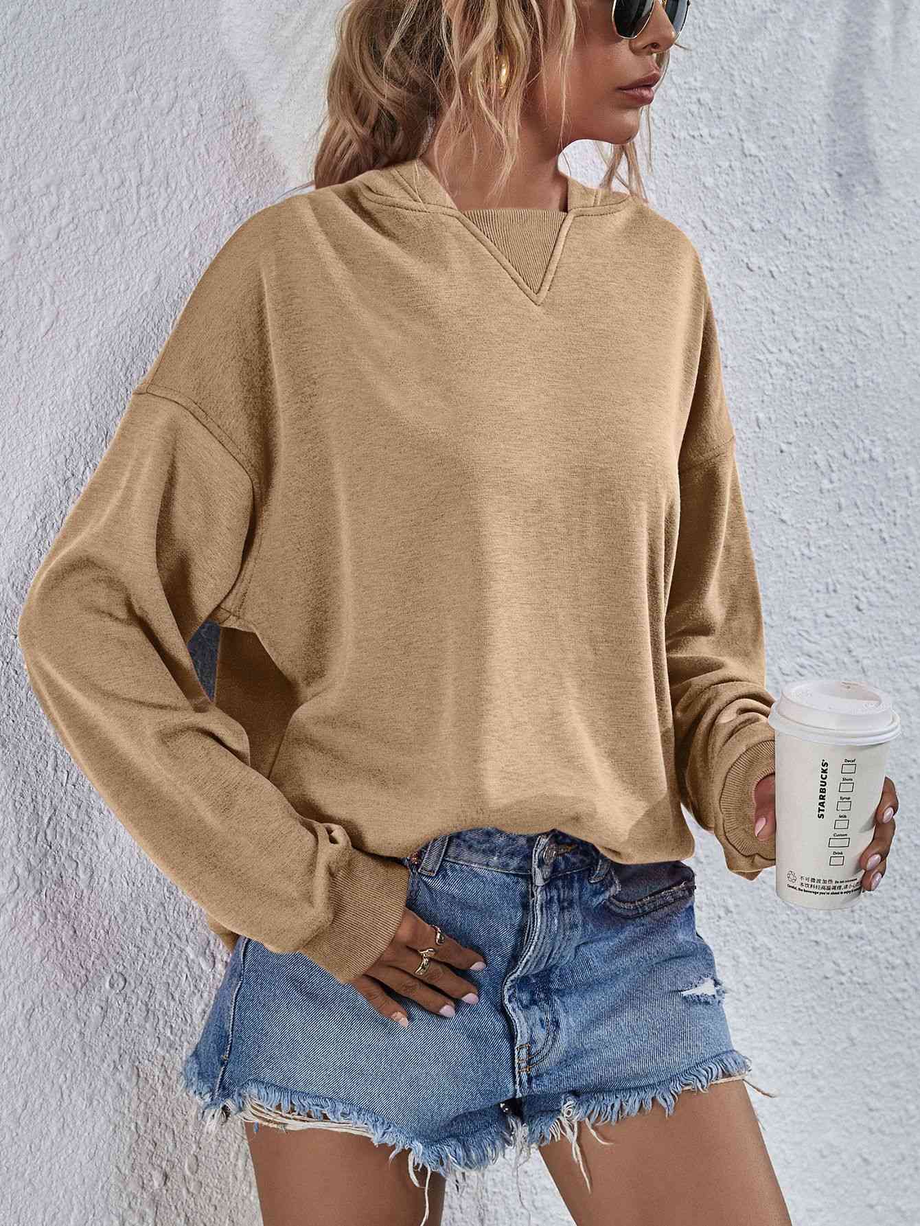 Stilla | Skulderskæring Hoodie