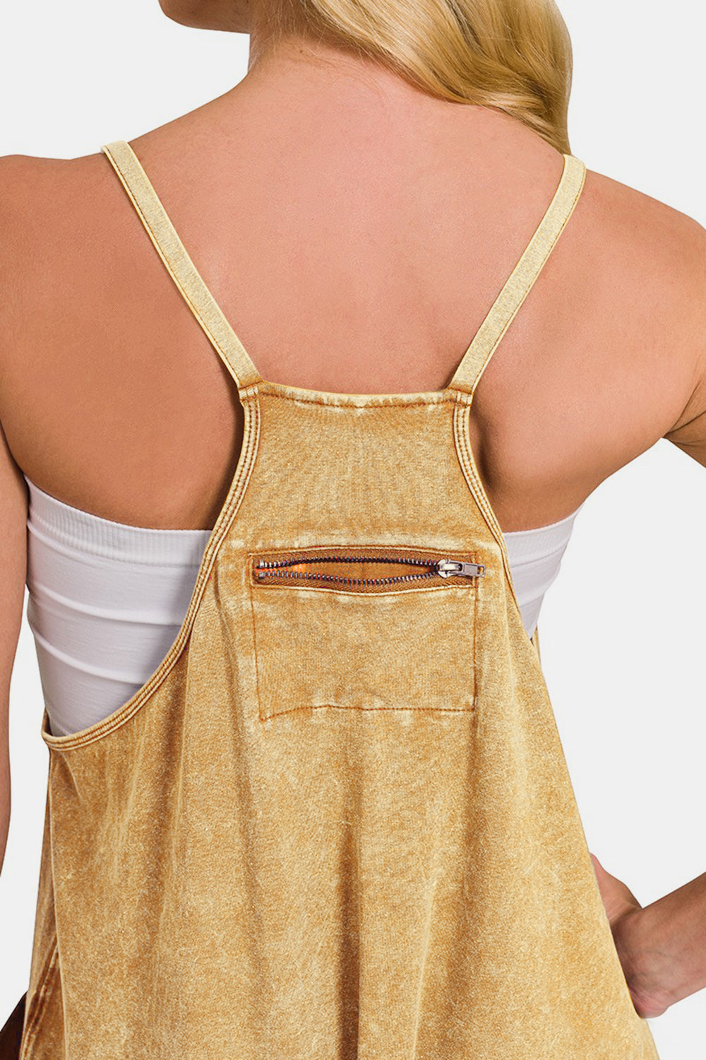 Stilla | Spaghetti Strop Jumpsuit Med Lommer