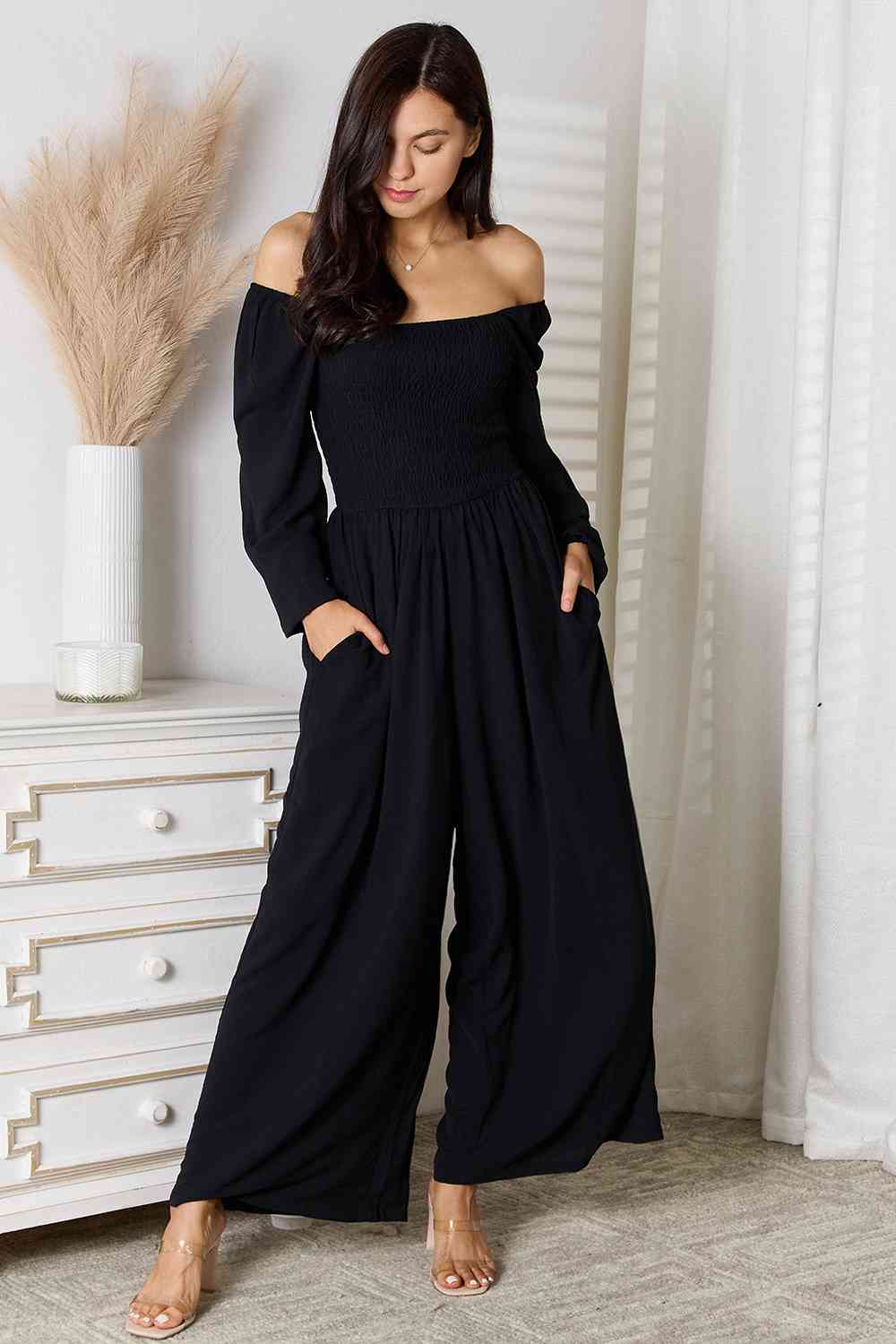 Stilla | Tag Square Neck Jumpsuit Med Lommer