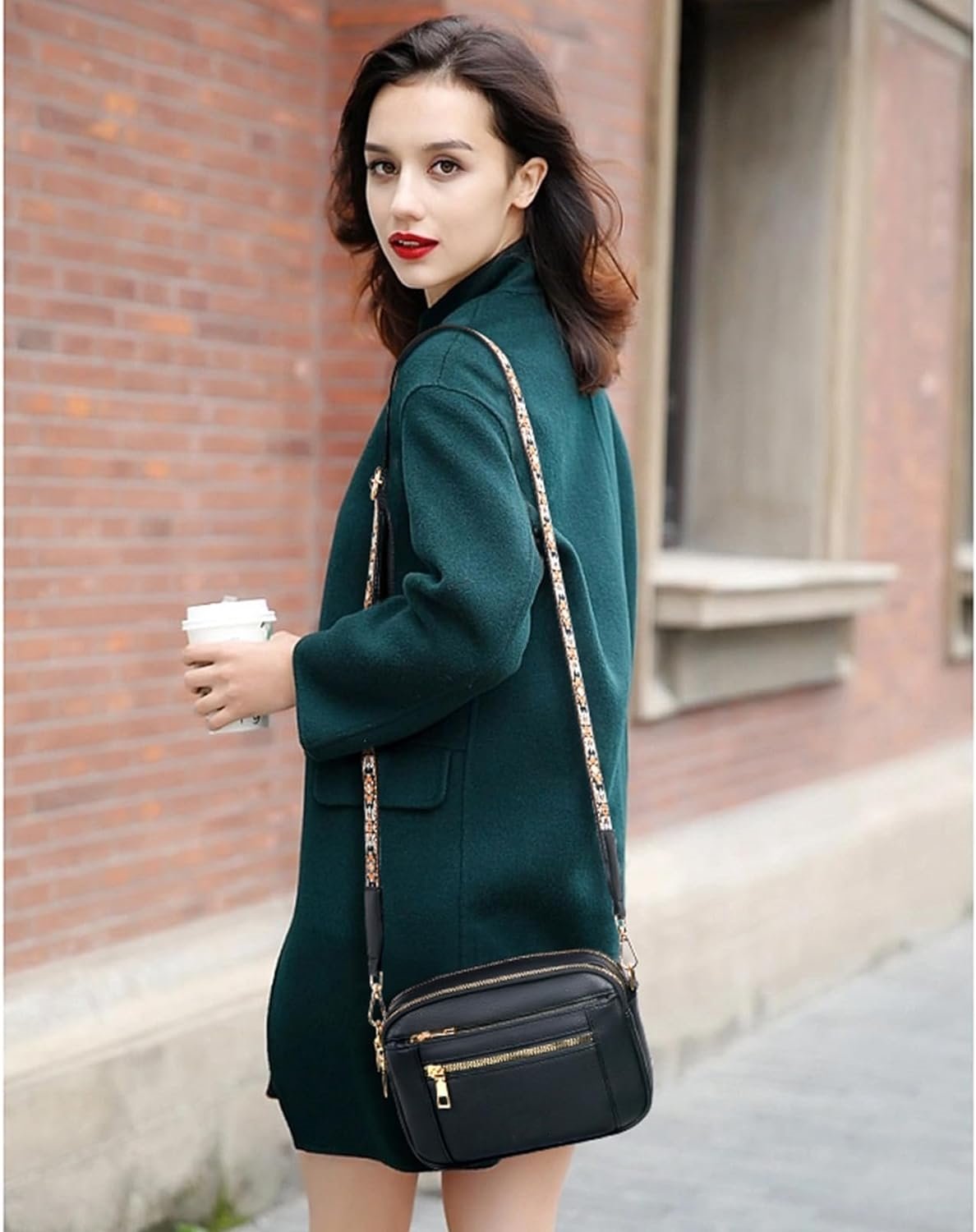 Stilla | Blumen Strop Crossbody Taske